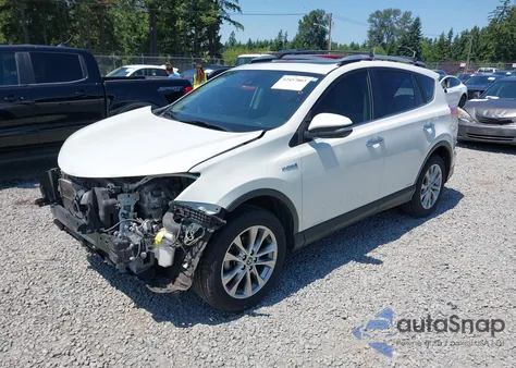 2016 Toyota Rav4 Hybrid Limited from USA, damaged, VIN JTMDJREV1GD020574